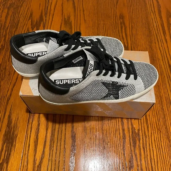 Golden Goose Deluxe Brand Black and Gray Sneakers - Picture 3 of 6